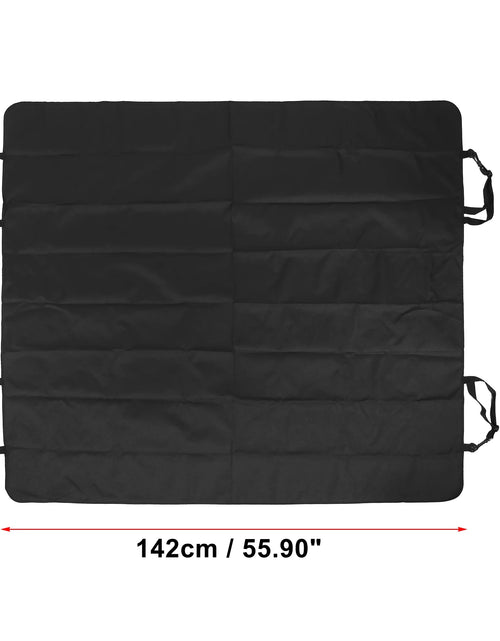 Load image into Gallery viewer, Water Resistant Dog Car Seat Cover 56"X53" Oxford Cloth Black
