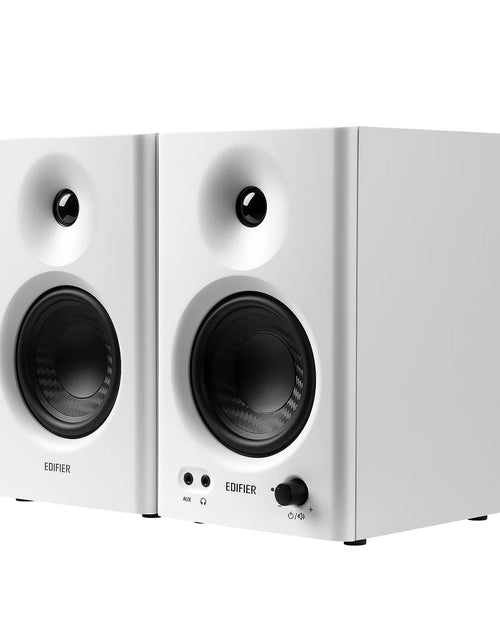 Load image into Gallery viewer, MR4 Powered Studio Monitor Speakers, 4" Active Near-Field Monitor Speaker - White (Pair)

