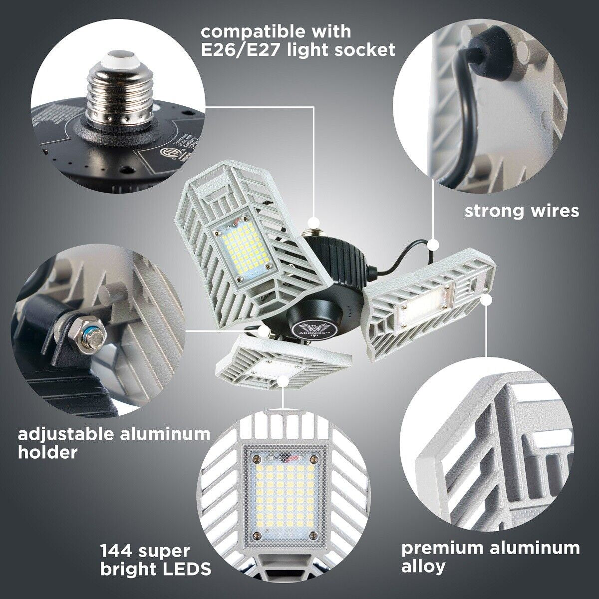 Garage Light- Led Adjustable Light-Basement Led Light
