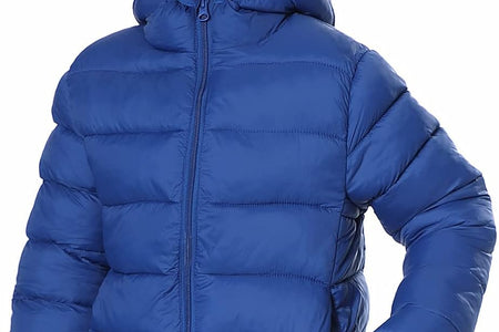 Hooded Puffer Jackets for Boys and Girls – Lightweight and Packable – Autumn and Winter Coat, Warm and Comfy