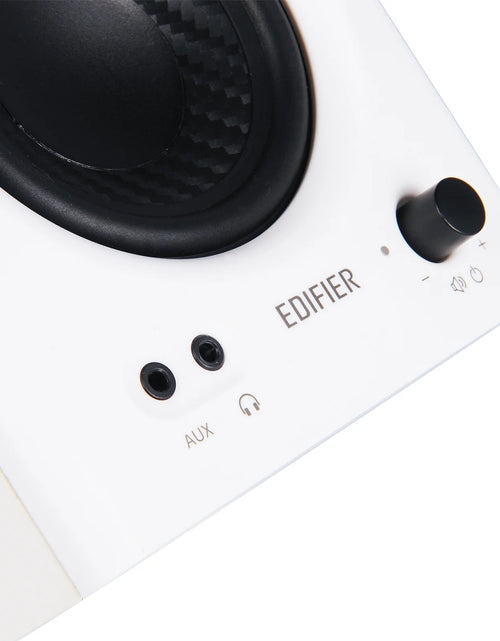 Load image into Gallery viewer, MR4 Powered Studio Monitor Speakers, 4" Active Near-Field Monitor Speaker - White (Pair)
