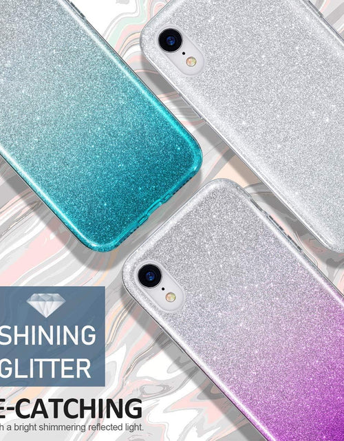 Load image into Gallery viewer, Iphone XR Case,Bling Sparkle Cute Girls Women Protective Case for Iphone XR 6.1"(Red)
