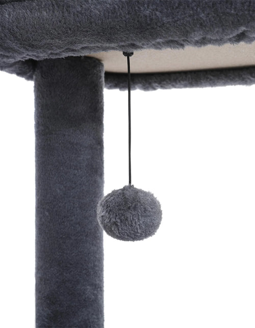Load image into Gallery viewer, 61" Cat Tree Tower for Indoor Cats with Platform and Scratching Posts, Cat Condo Cat Tree House in Pet Supplies, Gray
