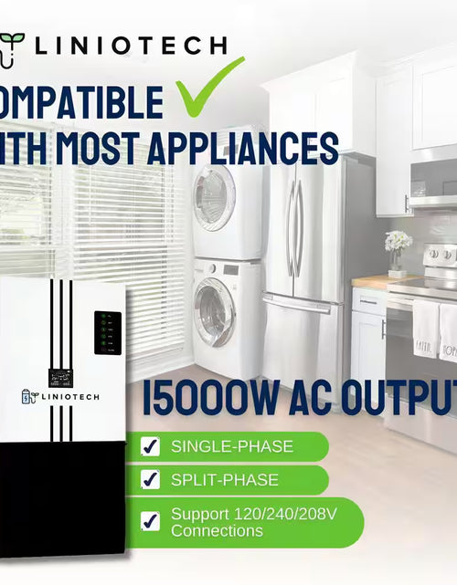 Load image into Gallery viewer, 15KVA Hybrid Inverter All-In-One Solar Inverter 15000-Watt PV Input 10000-Watt AC Output
