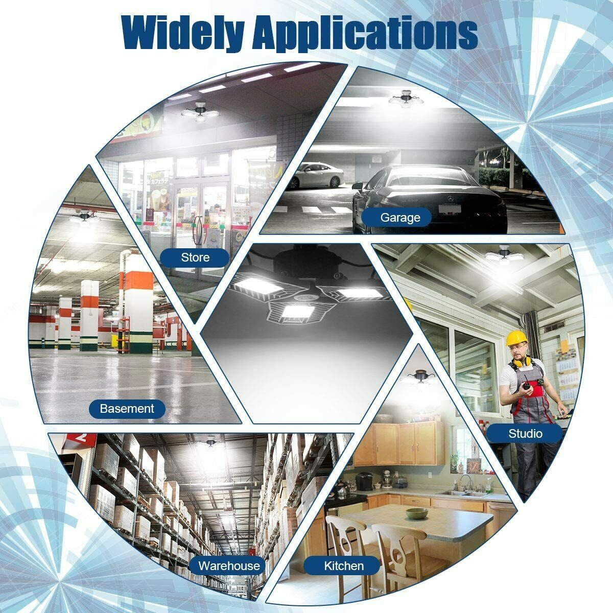 Garage Light- Led Adjustable Light-Basement Led Light